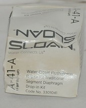 Sloan Water Closet Flushometer Repair Kit Traditional Segment Diaphragm - £23.58 GBP