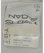 Sloan Water Closet Flushometer Repair Kit Traditional Segment Diaphragm - £23.52 GBP