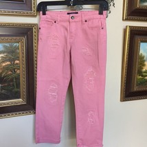 Lucky Brand Distressed Pink Girls Size 10 Jeans - £11.72 GBP