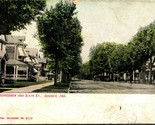 Jefferson E Sixth Street Vista Goshen Indiana IN Udb Cartolina C6 - $3.03