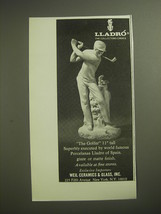 1974 Lladro The Golfer Advertisement - Lladro the collectors choice - £14.90 GBP