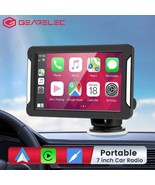 7-Inch Universal Portable Car Radio with Multimedia Video Player, Wirele... - £55.76 GBP+