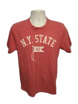 NY State 42 Adult Medium Valencia Red TShirt - £14.78 GBP