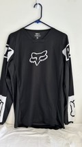 Fox 180 REVN Motocross Jersey Black/White Medium M Spots On Sleeve - $36.58