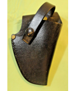 NEW HANDCRAFTED BLACK LEATHER UNIVERSAL RIGHT HAND RH HOLSTER - $447.62 MXN