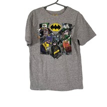 Lego Batman Boys Size 6/7 Gray Short Sleeve Tshirt - £7.17 GBP
