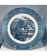 Currier &amp; Ives The Old Grist Mill 10&quot; dinner plate made in U.S.A. - £4.67 GBP