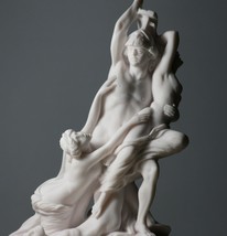 The Rape of Polyxena Greek Hero Achilles Nude Cast Marble Statue Sculptu... - $43.76