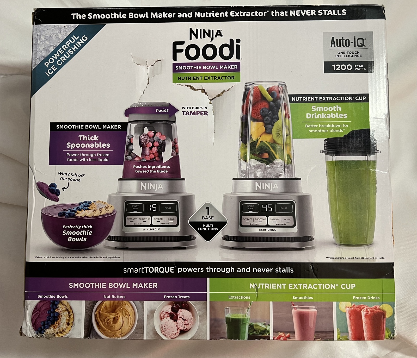Ninja SS101 Foodi Smoothie Bowl Maker & Nutrient Extractor  - $89.95
