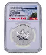 2024 Canada S $20 Argento Foglia di Acero Pulsante Foresta Alto Sollievo... - €360,44 EUR