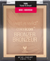 Wet n Wild Coloricon Bronzer 0.38 Oz. #740A TICKET TO BRAZIL * 740 Color... - £5.34 GBP