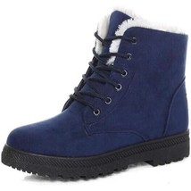 Dress First Women’s Winter Snow Ankle Boots Suede Waterproof Sneakers Si... - £17.84 GBP