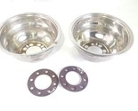 Pair Of Rear Wheel Covers With Spacers OEM 1997 Chevrolet 350090 Day War... - $83.15