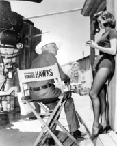 Angie Dickinson Sexy On Set Rio Bravo With Director Howard Hawks 8X10 Photo - £7.67 GBP