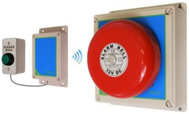 Long Range 800 Metre Protect 800 Wireless Doorbell &amp; H/D &#39;PLEASE RING&#39; Push - £278.18 GBP