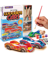 Build &amp; Paint Your Own Wooden Cars by Horizon Group USA, DIY Wood Craft ... - $280.10 MXN