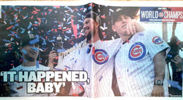 Cubs World Champs!Chicago SunTimes 11/5/16 Celebration Edition It Happened Baby - £3.91 GBP
