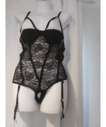 Baci Lingerie Women&#39;s S/M Black Lace Crotchless P - €10,51 EUR