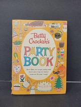 Vintage Betty Crocker&#39;s Party Book 1960 1st Edition 2nd Print HC Spiral Bound - £4.84 GBP