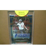 PATRICK MAHOMES &quot;Texas Tech QB&quot; Autographed 2022 Sealed Panini Select Dr... - $125.00