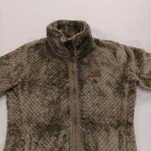 Columbia Fire Side II Sherpa Fleece Jacket Women's Green Logo Sportswear Size XS image 14