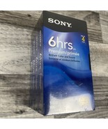 Sony T-120VR 6 Hours (EP) 4 Pack Premium VHS Video Tapes *Brand New Seal... - $25.61 CAD