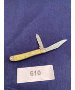 Vintage CASE XX USA 3220 Peanut Knife Yellow  #610 - €77,26 EUR