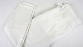 New Ann Taylor LOFT Women 14 Curvy Skinny Ankle Frayed Ankle White Jeans... - £30.32 GBP