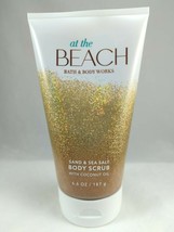 Bath &amp; Body Works At the Beach Sand &amp; Sea Salt Body Scrub with Coconut Oil NEW - £19.74 GBP