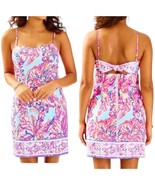 Lilly Pulitzer Sleeveless Shelli Dress Serene Blue Big Escapade Size 0 - $87.12