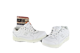 NOS Vintage New Balance 576 Womens 6.5 D Spell Out Leather Mom Shoes Whi... - $178.15
