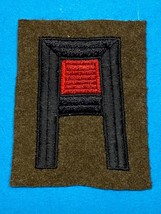 Circa 1920’s–1942, Us Army, 1st Army, Ssi, Artillery, On Wool, Patch, Vintage - £22.18 GBP