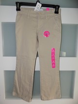 The Children&#39;s Place Khaki Stretch Boot Cut Pants Size 6 Girl&#39;s NEW - $21.00
