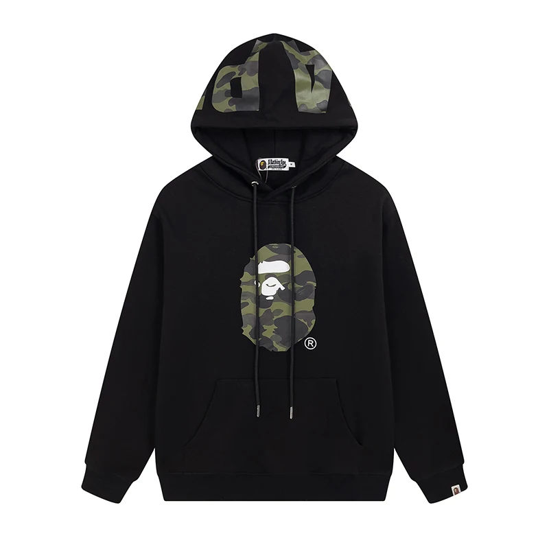  A Bathing Ape Spring and Autumn Hoodie Men&#39;s Sweater Youth Bape  Casual Hooded  - £262.67 GBP