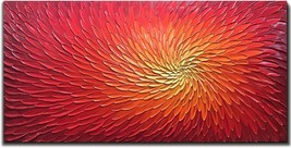 Amei Art Paintings, 24 X 48 Inch 3 Dimensional Hand-Painted Artwork, Abstract - £138.22 GBP