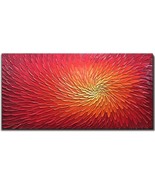 Amei Art Paintings, 24 X 48 Inch 3 Dimensional Hand-Painted Artwork, Abs... - £135.68 GBP