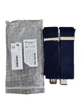 Moulen Mens X-back 2 Inch Wide Heavy Duty Clips Adjustable Suspenders Navy - £15.27 GBP