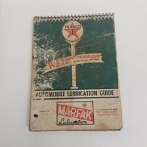 Vintage 1960 Texaco Automobile Lubrication Guide, Marfak Lubrication - £12.40 GBP