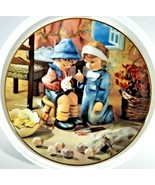 MJ Hummel Little Companions Collector Plates by Danbury Mint Tender Lovi... - £17.88 GBP