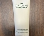 Origins Crisp Citrus Moisturizing Hydrating Hand Cream 2.5 oz / 75 ml NW... - £14.42 GBP