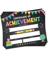 Colorful Pastel Chalk Certificate of Achievement | Set of 25 | Awards - $22.39 CAD