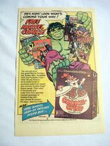 1984 Ad Cookie Crisp Cereal With The Incredible Hulk - $7.99