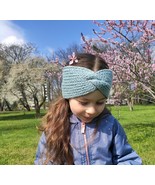  Gir&#39;s twisted headband Hand knit wool ear warmers Back to school head a... - $26.36 CAD+
