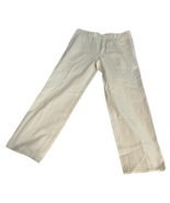 Ermenegildo Zegna Pants Men&#39;s Actual 34x30 Cream Ivory 74% Cotton 26% Ny... - $75.95