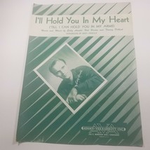 I&#39;ll Hold You in my Heart Till I Can Hold You in My Arms Eddy Arnold Photo 1947 - £3.98 GBP