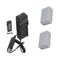 2X Batteries + Charger NP-100 NP-100DBA NP100 NP100DBA for Casio Exilim EX-F1 - £32.36 GBP