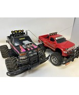 Lot of 2 Nikko RC Trucks – Phoenix Monster &amp; Nissan Frontier 27MHz/49MHz... - $74.40 CAD