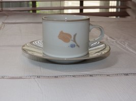Dansk Tivoli La Tulipe Tea Coffee Cup &amp; Saucer set 6 1/2&quot; saucer 3 1/4&quot; w cup~ - £10.16 GBP