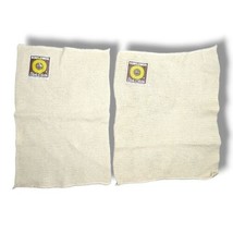Vintage Sangamon Mills Sunflower Dish Cloths Cohoes Linen Towel Kitchen ... - $32.95