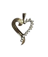 Cubic zirconia Unisex Charm 14kt Yellow Gold 447808 - $217.46 CAD